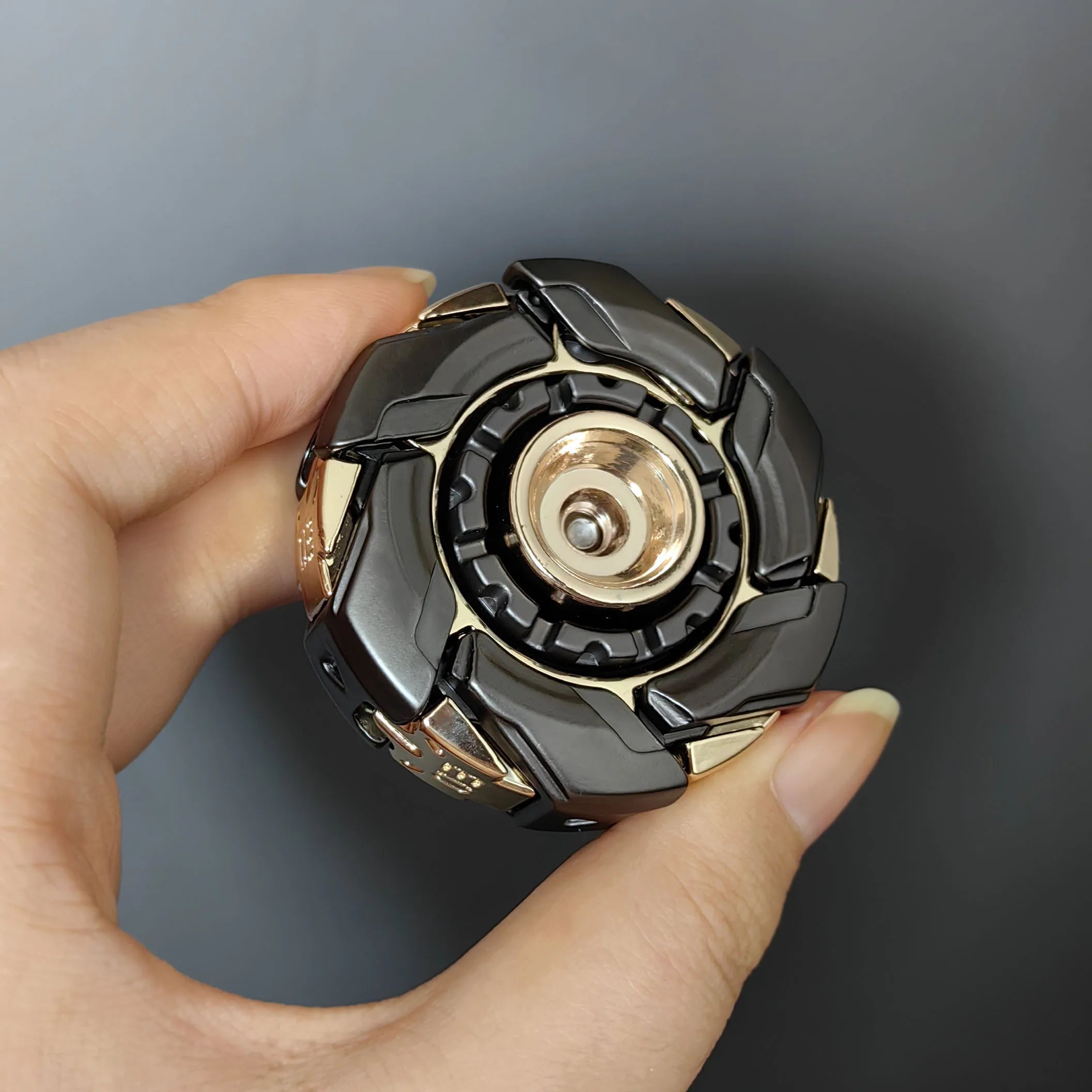 Fidget Sliders Armure ouverte Toupie Fidget jouets soulagement du stress pour adultes méta magnétique