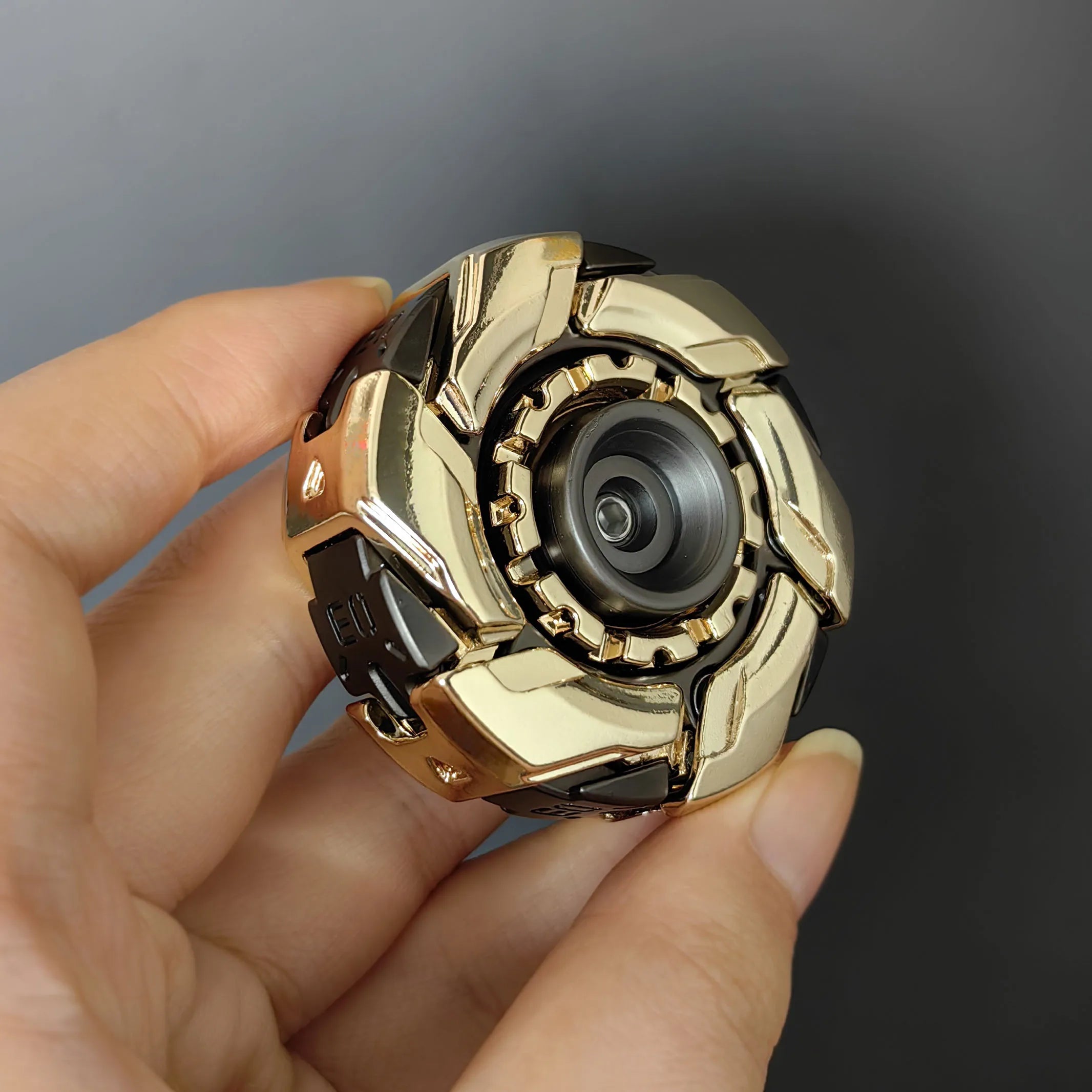 Fidget Sliders Armure ouverte Toupie Fidget jouets soulagement du stress pour adultes méta magnétique